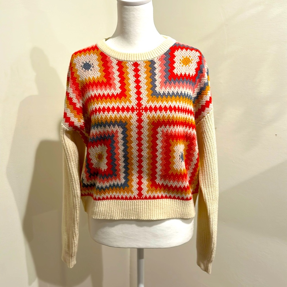 Treasure & Bond girls sweater.  60% cotton 40% acrylic.  Size XL (14/16)